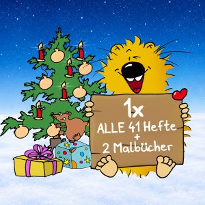 Xmas MOPF: 41 Bücherl + 2 Malbücher